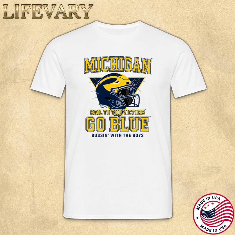 Michigan Hail to the Victors and Go Blue Tee