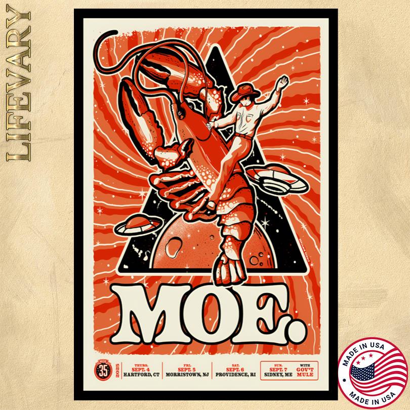 Moe. Sept 5 2025 Mayo Performing Arts Center In Morristown NJ Poster