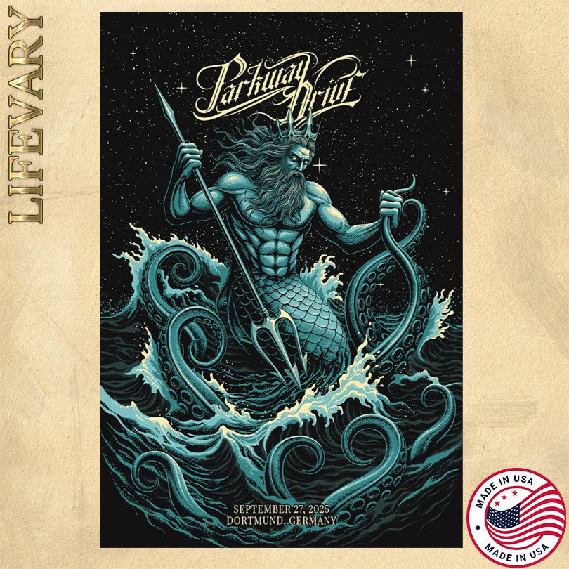 Parkway Drive Westfalenhalle Dortmund, Germany September 27 2025 Poster