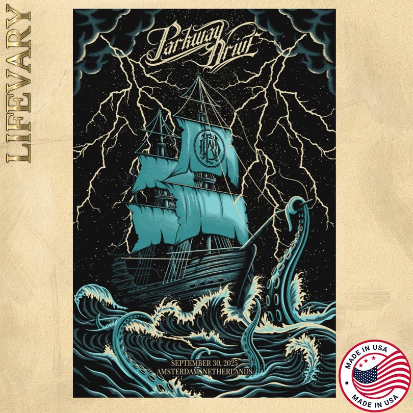Parkway Drive Ziggo Dome On September 30 2025 Concert Poster