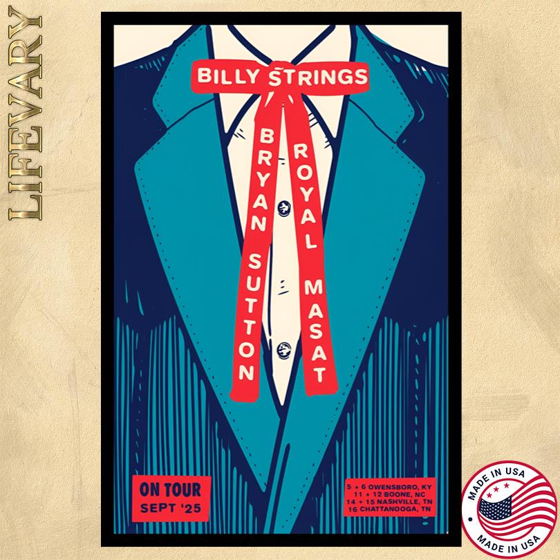 Poster Billy Strings Summer Tour Sept 2025