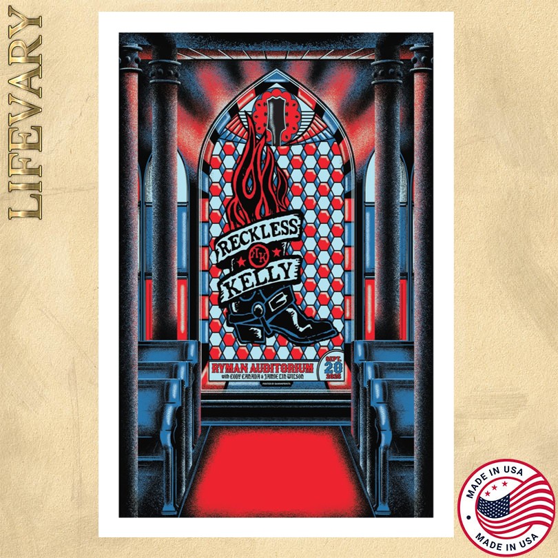 Reckless Kelly Nashville TN On September 20 2025 Event Poster  