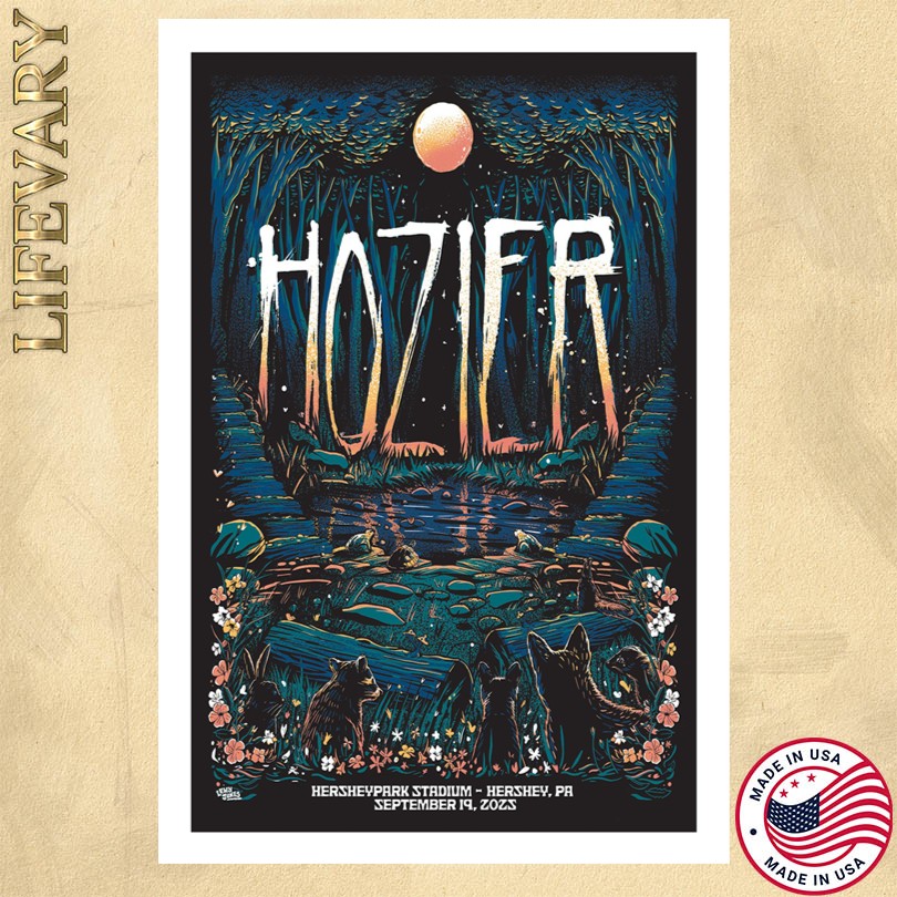 September 19 2025 Hersheypark Stadium Hozier Poster