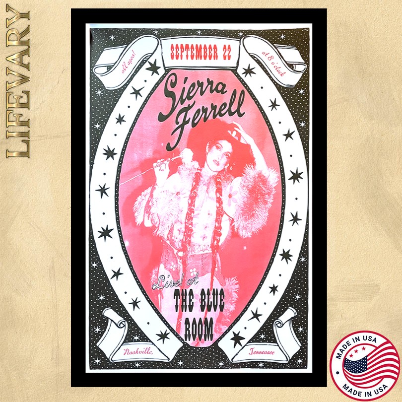 Sierra Ferrell September 22 2025 In Nashville TN Tour Poster