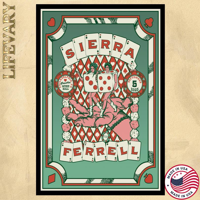 Sierra Ferrell Shoot For The Moon Tour 2025 Philadelphia Poster