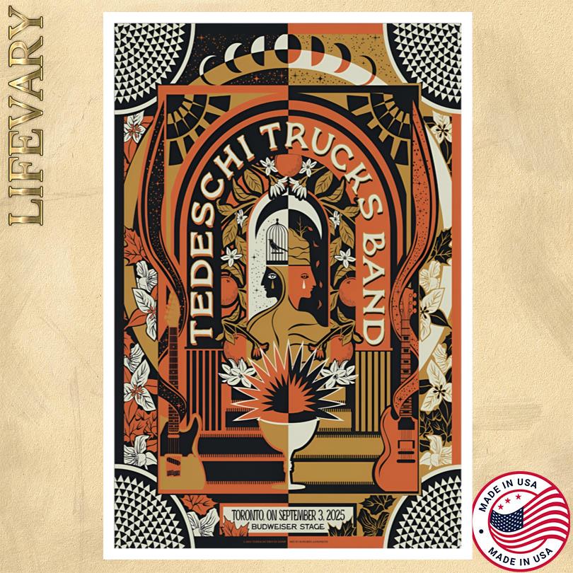 Tedeschi Trucks Band at Budweiser Stage, Toronto Sep 3 2025 Poster