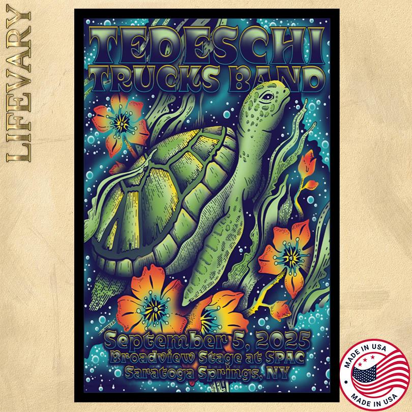 Tedeschi Trucks Band Sept 5 2025 Broadview Stage at SPAC Saratoga Springs, NY Poster
