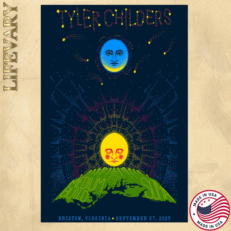 Tyler Childers At Jiffy Lube Live September 27 2025 Poster