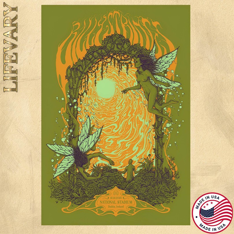 Billy Strings October 12 2025 In Dublin, IE Tour Poster