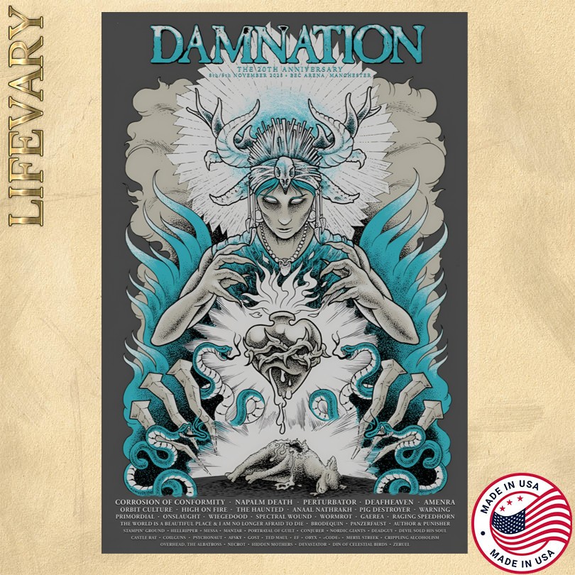 Damnation Oct 4 2025 BEC Arena Manchester UK Poster