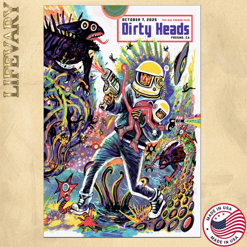 Dirty Heads October 7 2025 Fresno Fairground Fresno, CA Poster