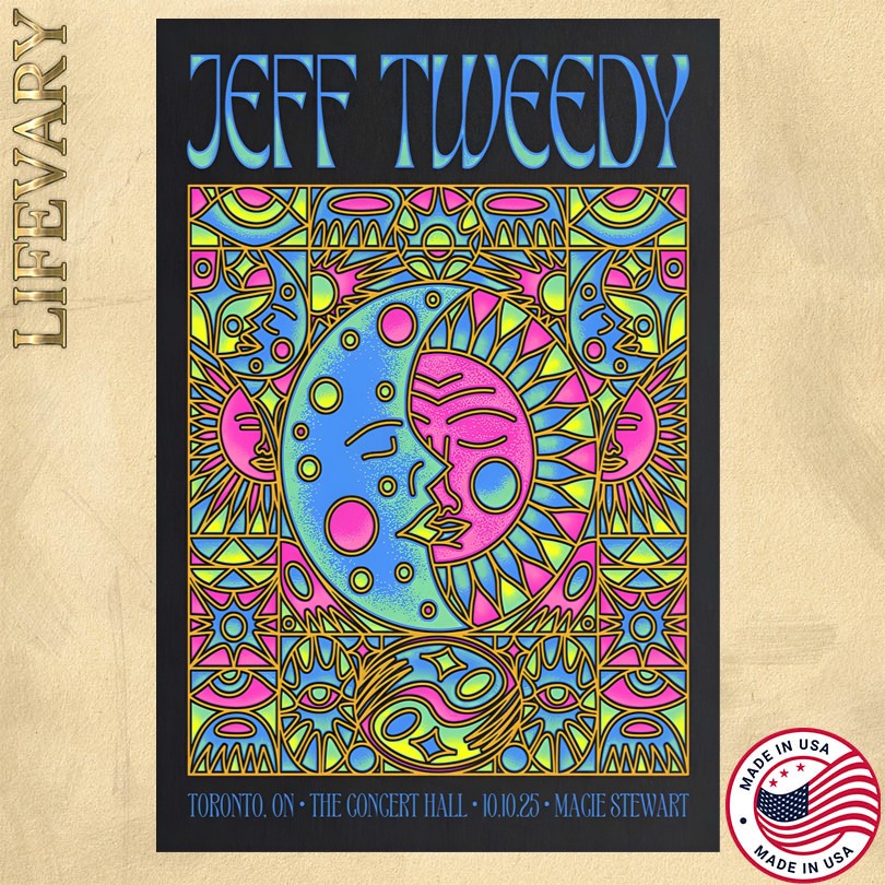 Jeff Tweedy Toronto ON On October 10 2025 Event Poster