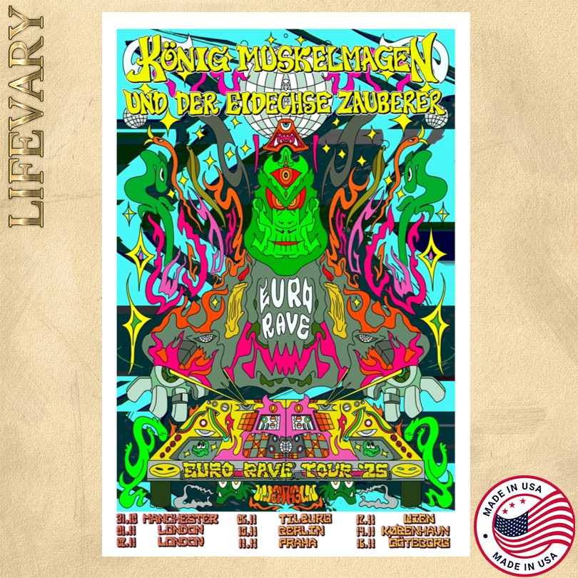 KGALW Euro Rave Tour 2025 Poster