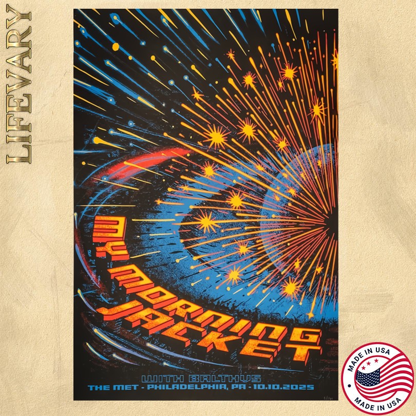 My Morning Jacket Philadelphia PA On October 10 2025 Event Poster