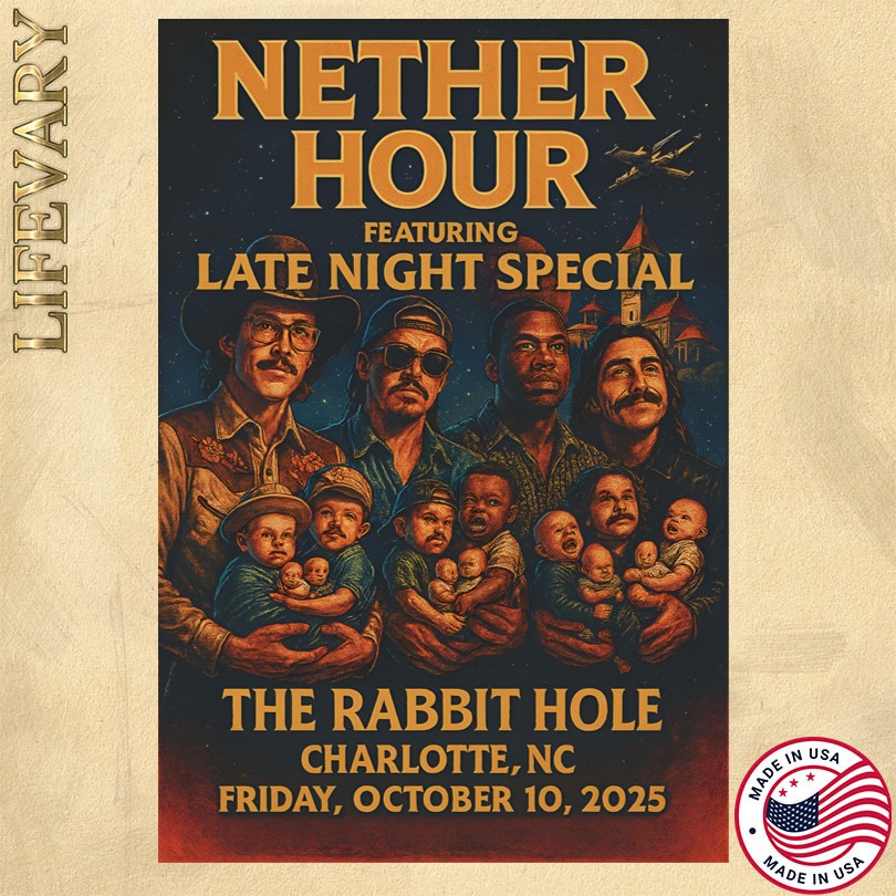 Nether Hour October 10 2025 The Rabbit Hole Charlotte NC Poster