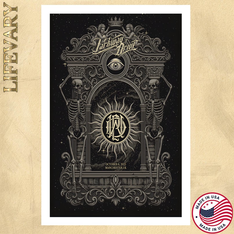 Parkway Drive October 6 2025 At AO Arena Show Poster