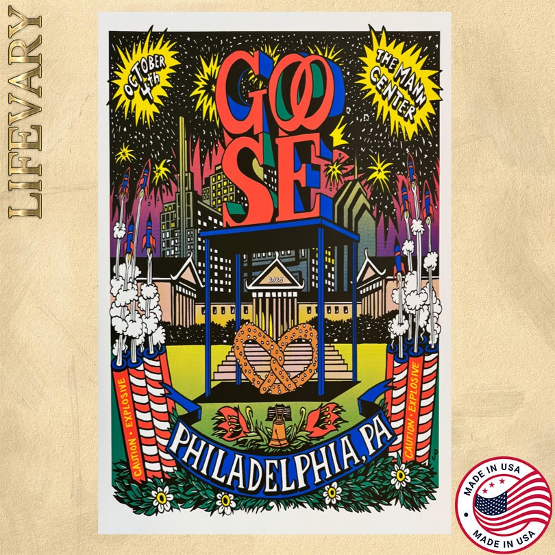 Poster Goose At The Mann Center In Philadelphia PA On Oct 4 2025