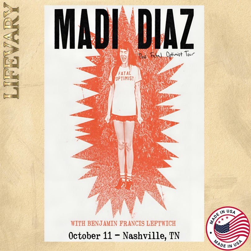 Poster Madi Diaz At The Basement East In Nashville, TN On Oct 11, 2025