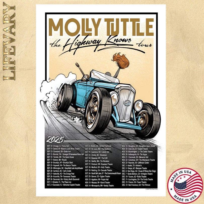 Poster Molly Tuttle The Highway Knows Tour 2025