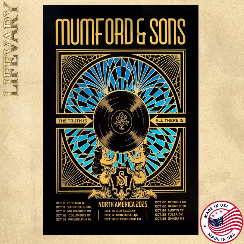 Poster Mumford And Sons North America 2025