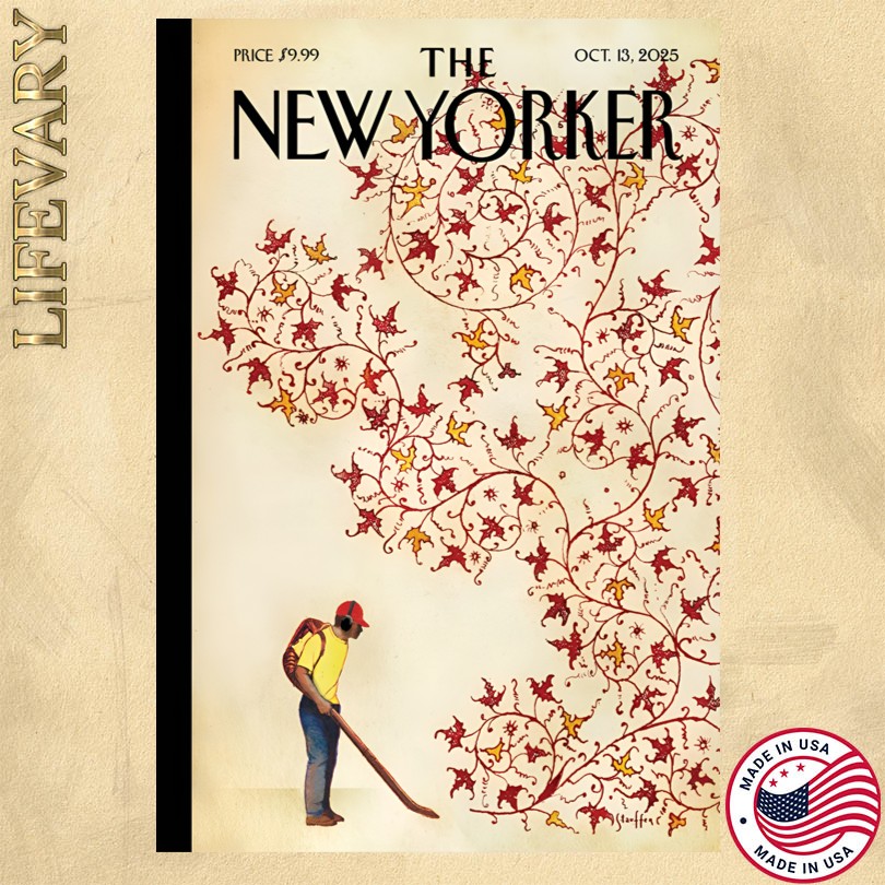 Poster The New Yorker Poster 10.13.2025 Brian Stauffer’s Winds of Change