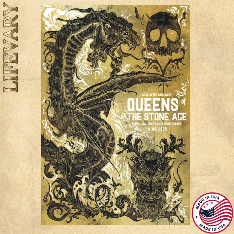 Queens Of The Stone Age Beacon Theatre New York NY October 8 2025 Poster   