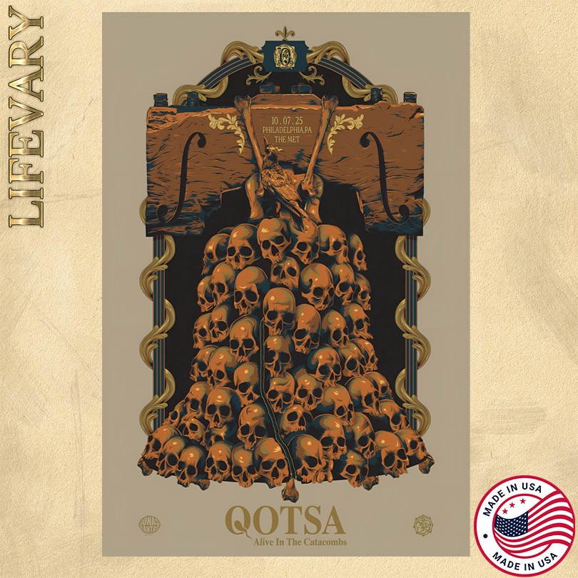Queens Of The Stone Age October 7 2025 Philadelphia PA Poster