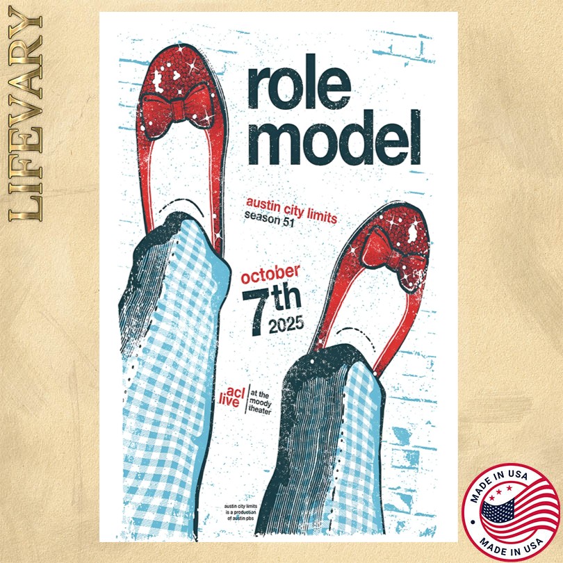 Role Model ACL Live Austin, TX October 7 2025 Poster