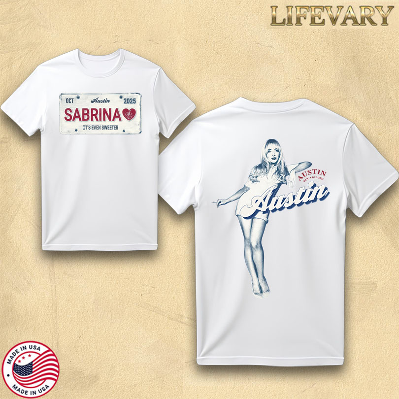 Sabrina Carpenter ACL Fest Austin, TX Oct 4 & 11 2025 Shirts