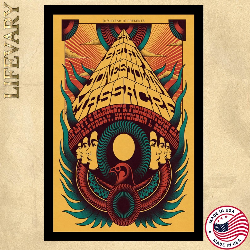 The Brian Jonestown Massacre Pappy And Harriets On Nov 1 2025 Concert Poster